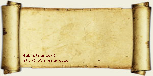 Kuzman Poljaković vizit kartica